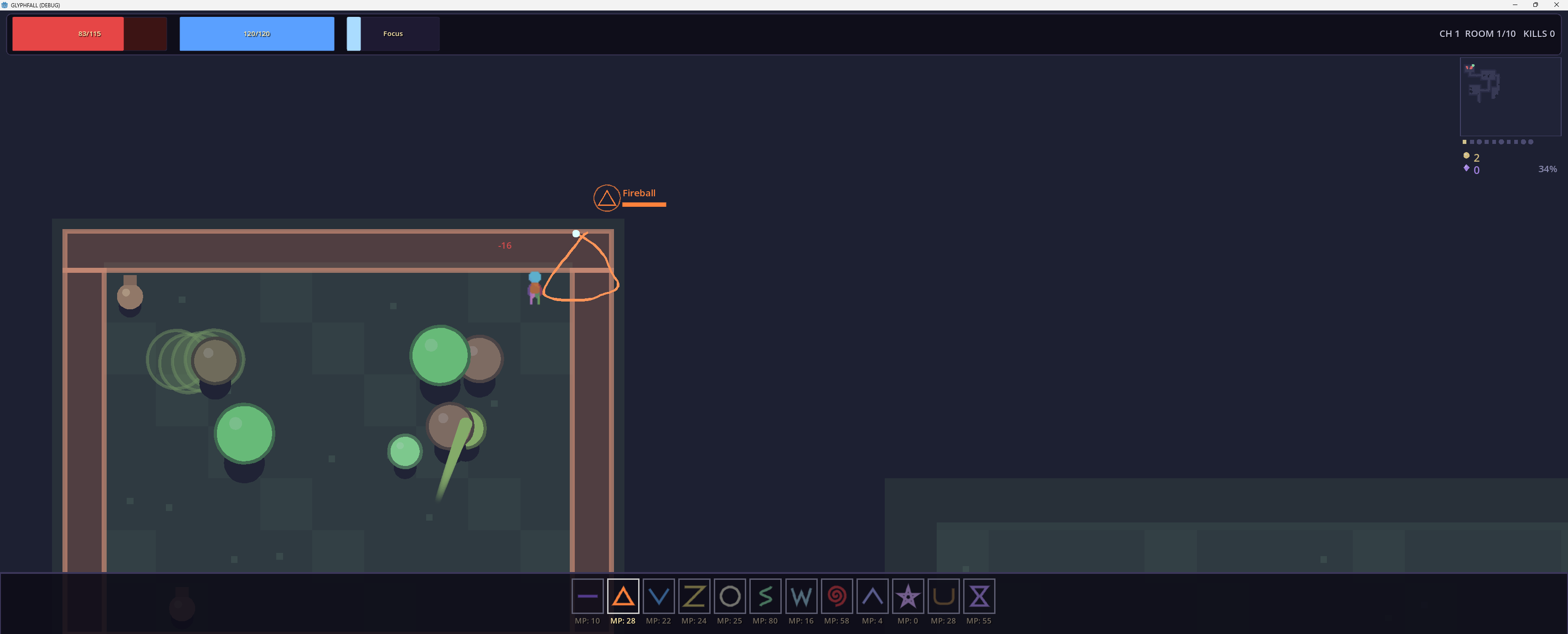 Screenshot 4 for Glyphfall