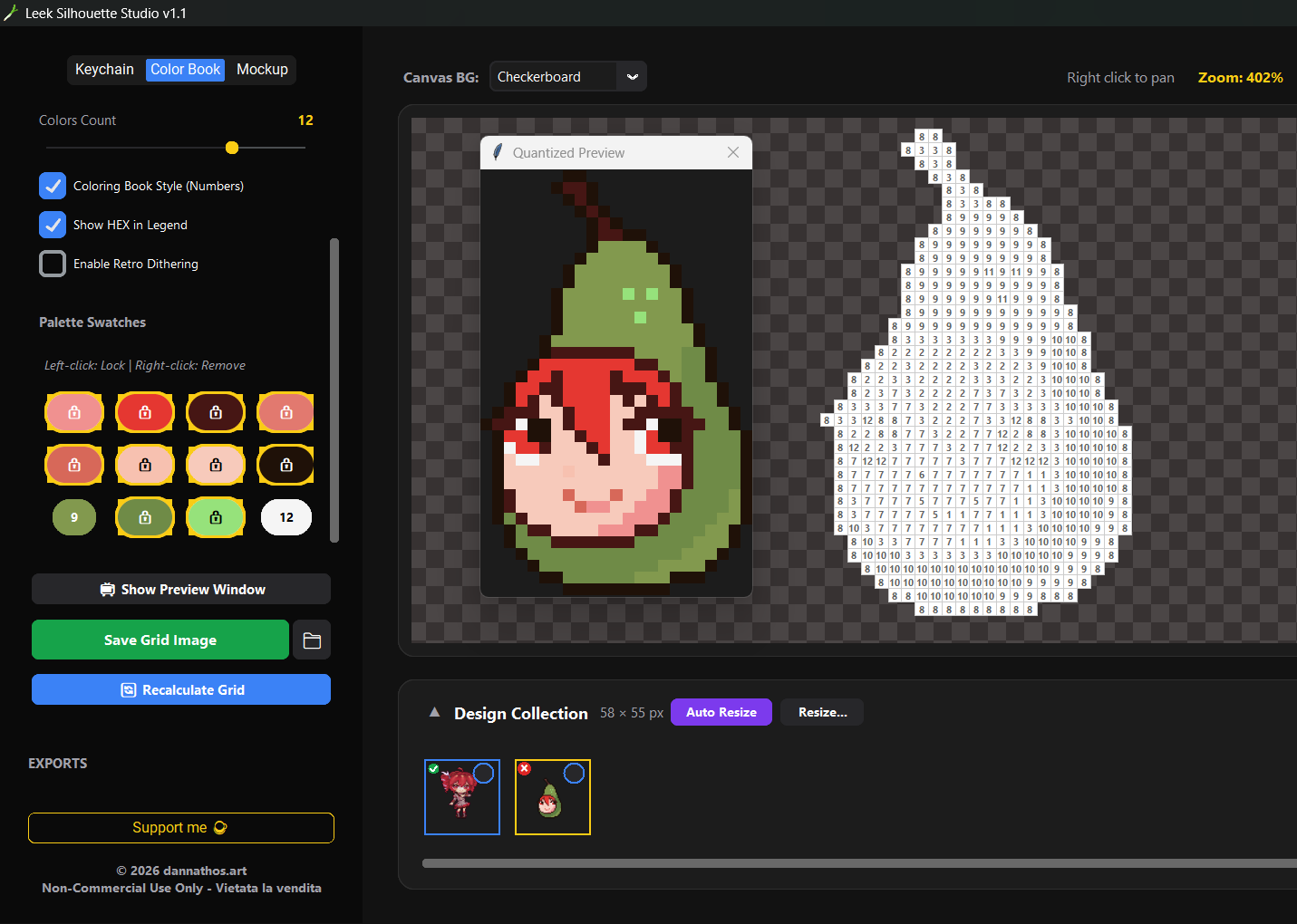 Screenshot 3 for Pixel Studio - Leek Silhouette Studio