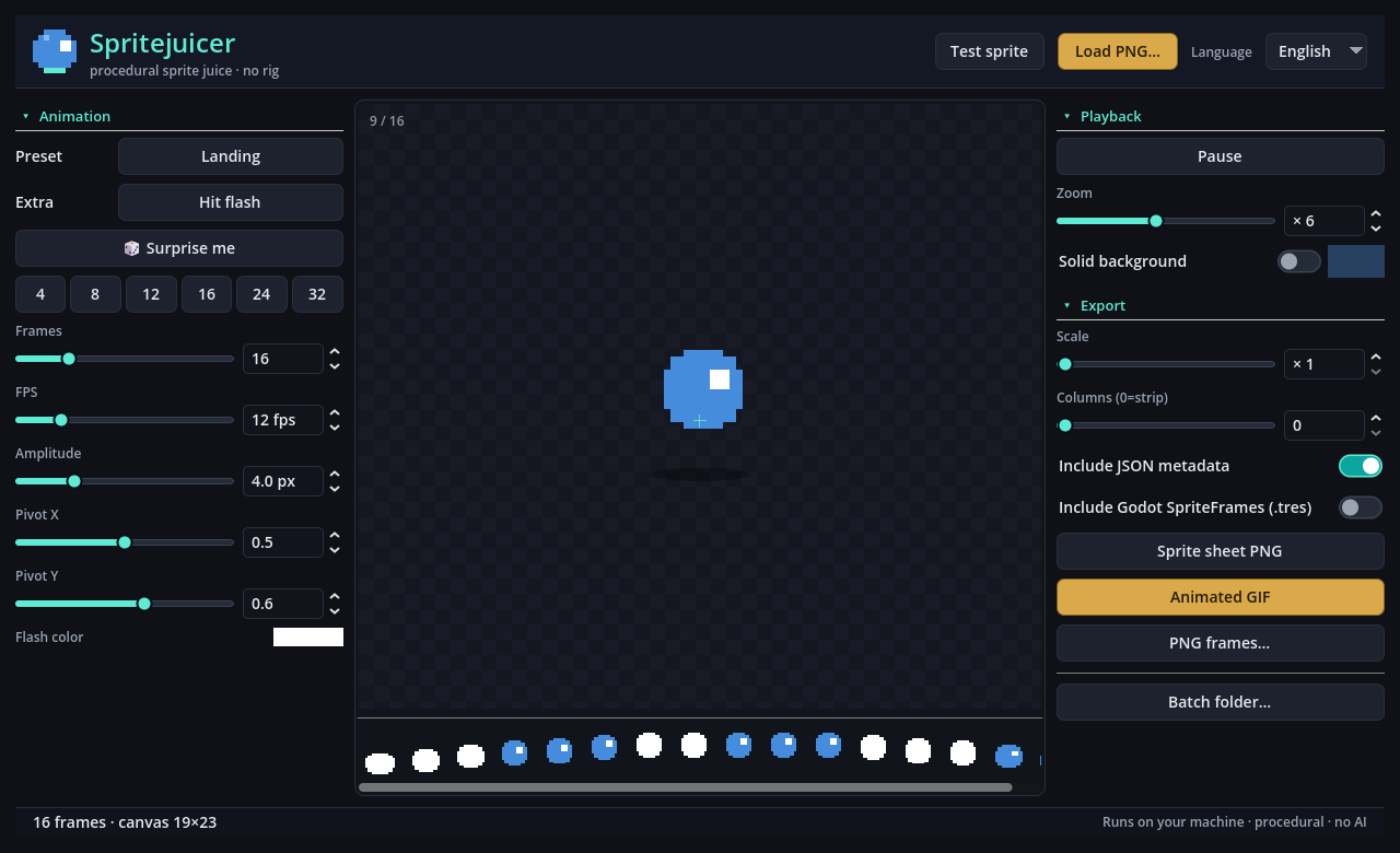 Screenshot 2 for Spritejuicer