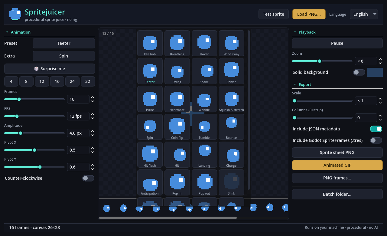 Screenshot 3 for Spritejuicer