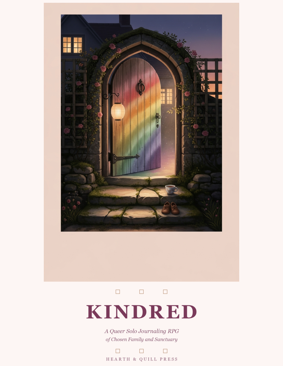 KINDRED — A Queer Solo Journaling RPG of Chosen Family and Sanctuary gallery image 1