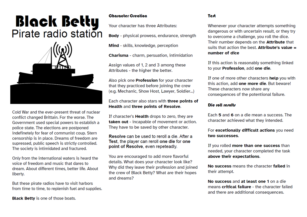 Screenshot 2 for Black Betty, the Pirate Radio Station