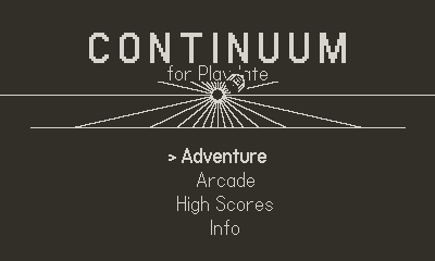 Screenshot 3 for Сontinuum for playdate