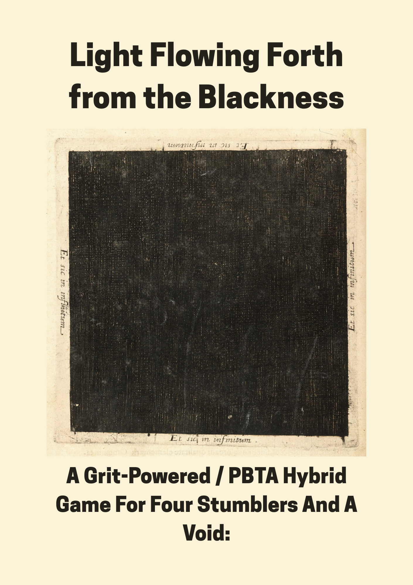 Screenshot 2 for Light Flowing Forth from the Blackness
