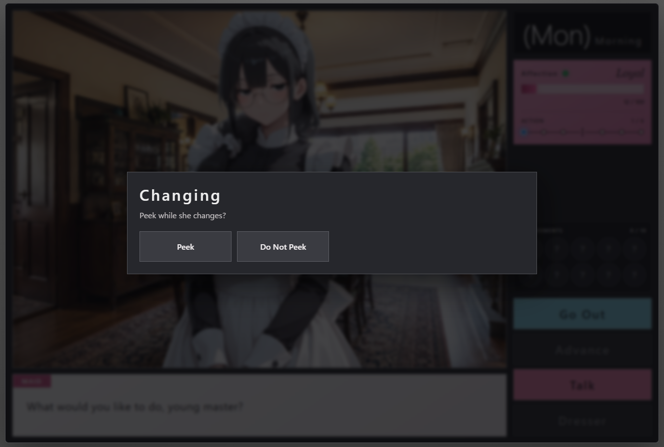 Screenshot 3 for FreAI: Maid Pygmalion / ふれあいメイド・ピグマリオン
