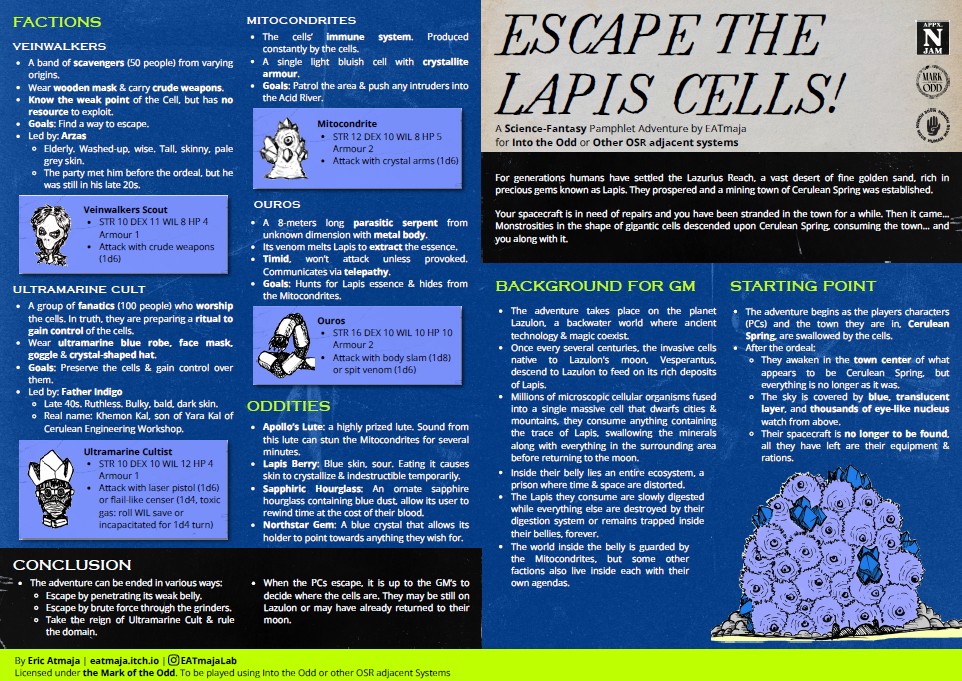 Screenshot 3 for Escape the Lapis Cells!