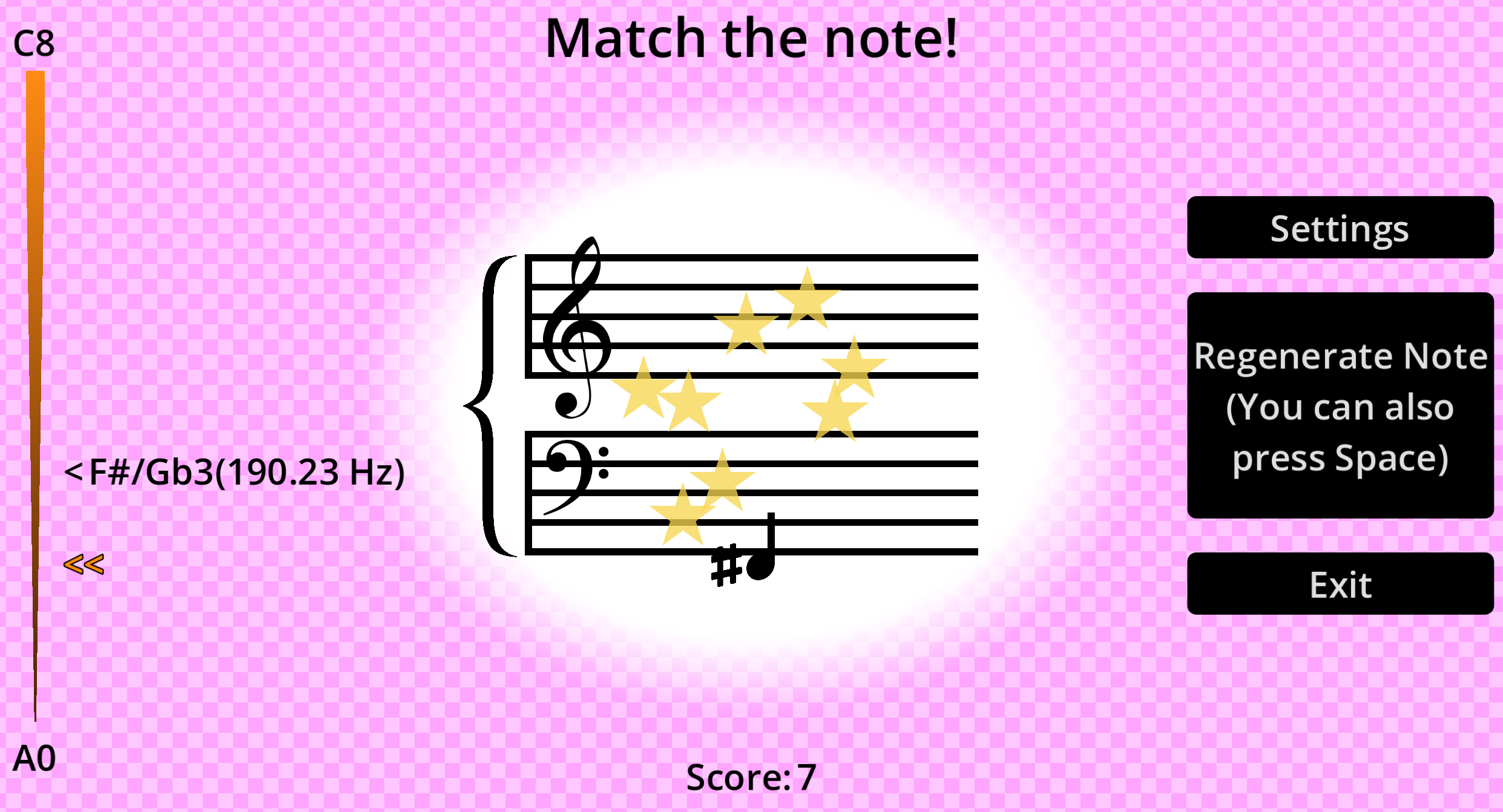 Screenshot 4 for Sight Reading Pitch Trainer