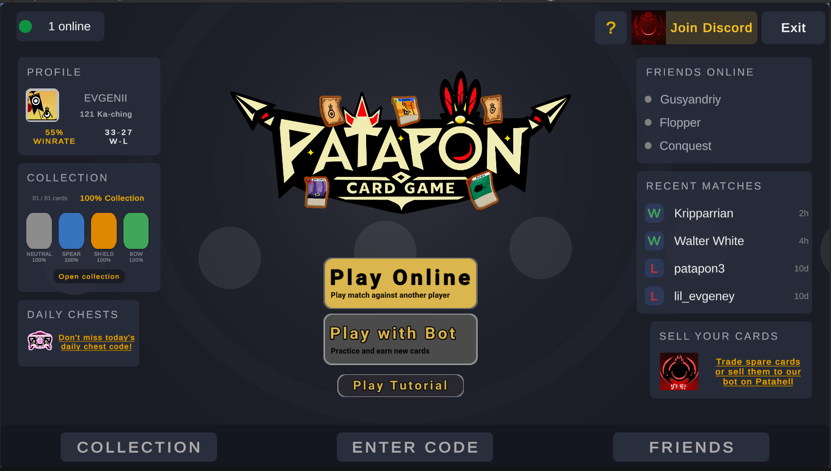 Screenshot 2 for Patapon Card Game