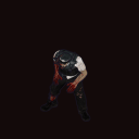 Butcher Zombie overhead two-hand attack, looping animation