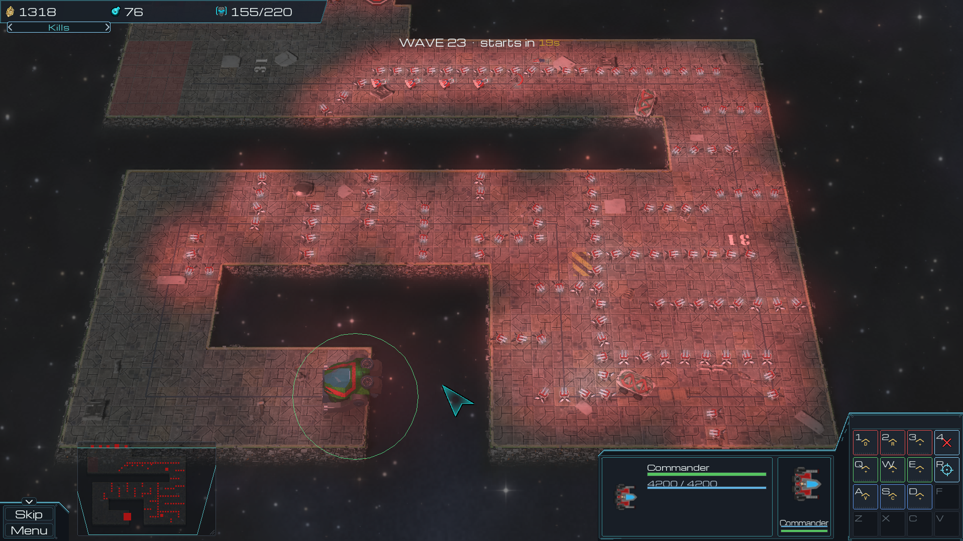 Screenshot 3 for PositionalTD: Build the Maze. Break the Wave.