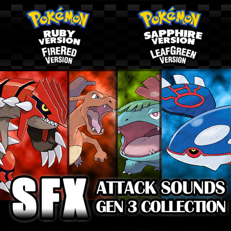 Pokemon SFX: Gen 1 to Gen 7 Attack Moves Collection by BellBlitzKing