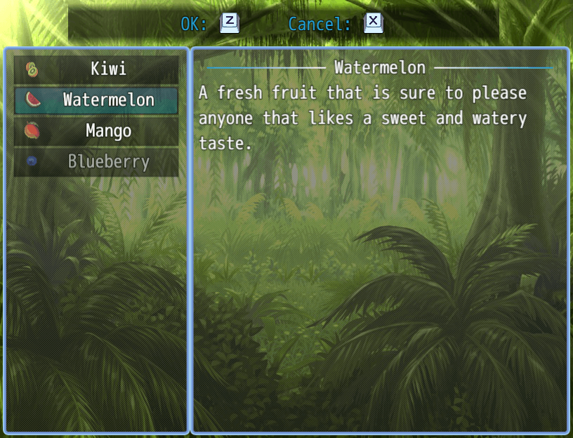 Screenshot 2 for [CGMZ] Common Event Menu for RPG Maker MZ