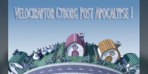 Cover image for Velociraptor Cyborg Post Apocalpyse !