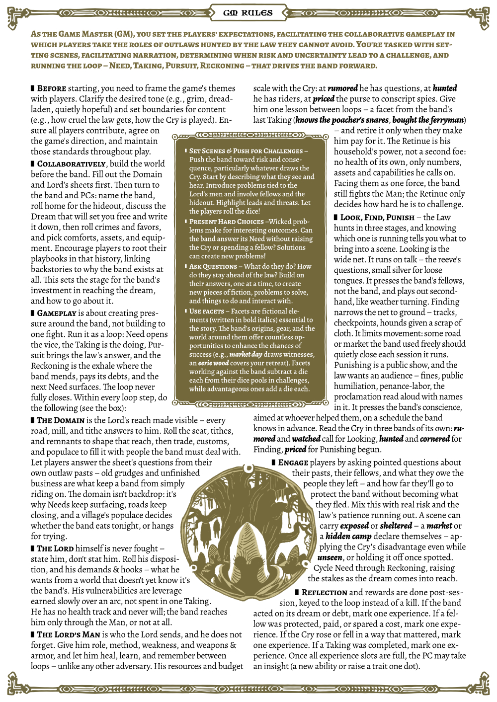 Screenshot 3 for When Tithes Are Due One-Page RPG