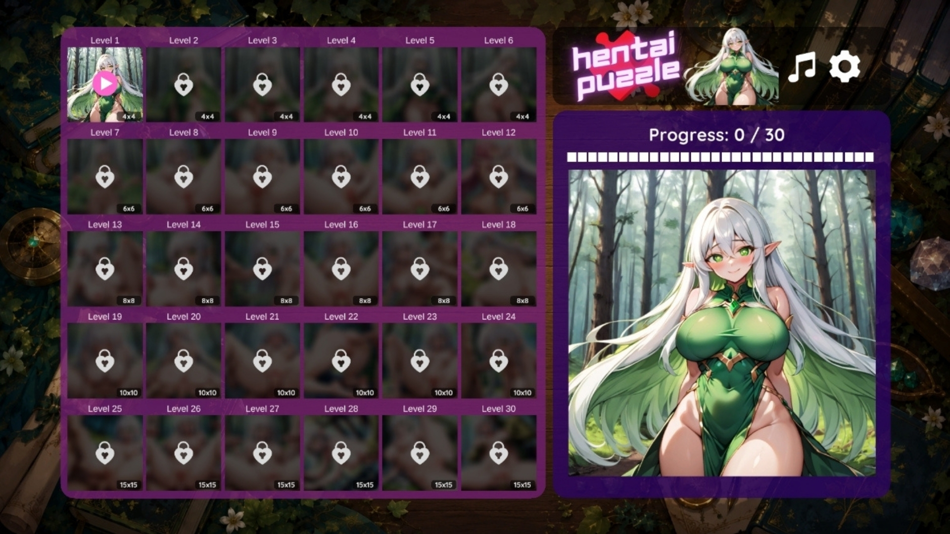 Screenshot 2 for Hentai Puzzle: Alerinna