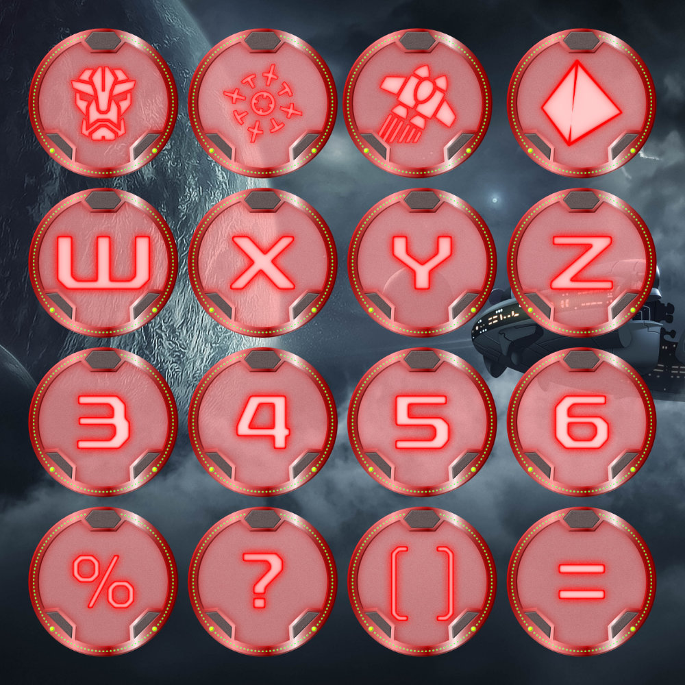 Screenshot 3 for Generic Sci-Fi Tokens - Green & Red