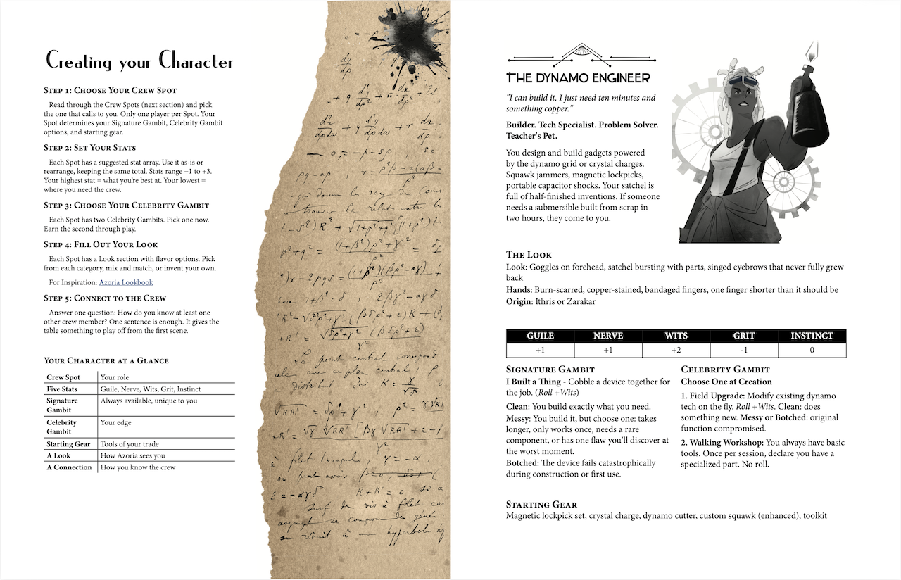 Screenshot 3 for Kings of Copper TTRPG