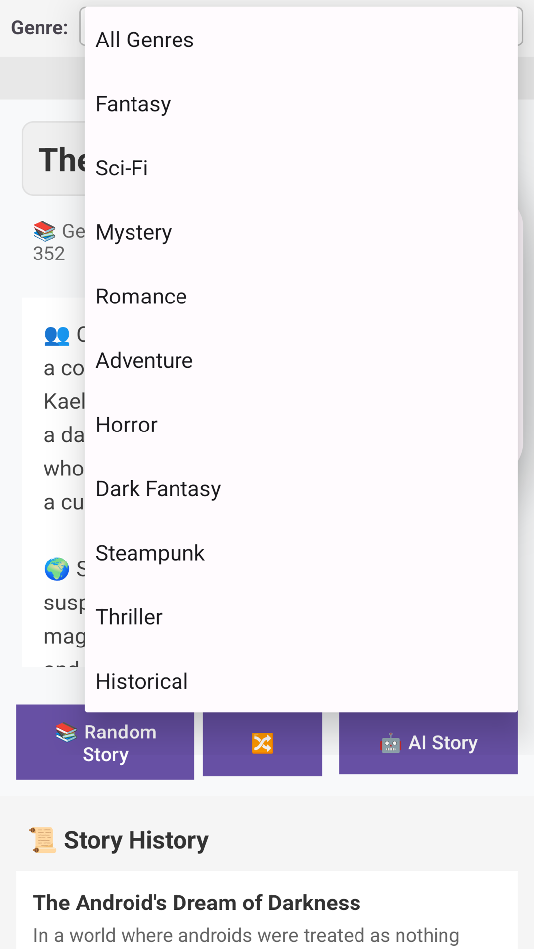 Screenshot 2 for Play/Movie Script Generator