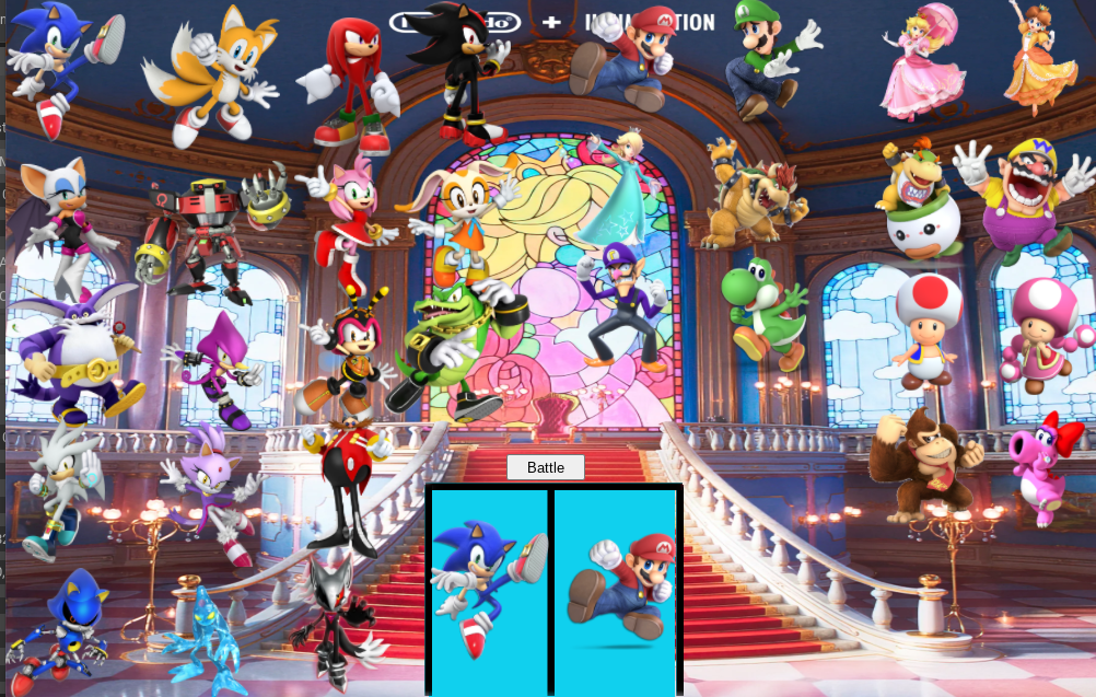 Screenshot 2 for Mario and Sonic Smackdown Tournament