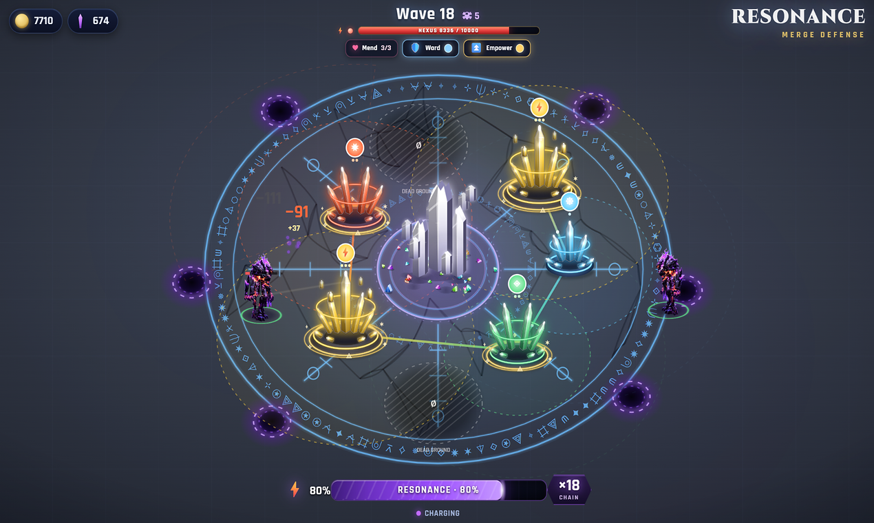 Screenshot 5 for Resonance Merge Defense