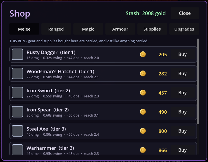 Screenshot 3 for Extraction Dungeon Crawler