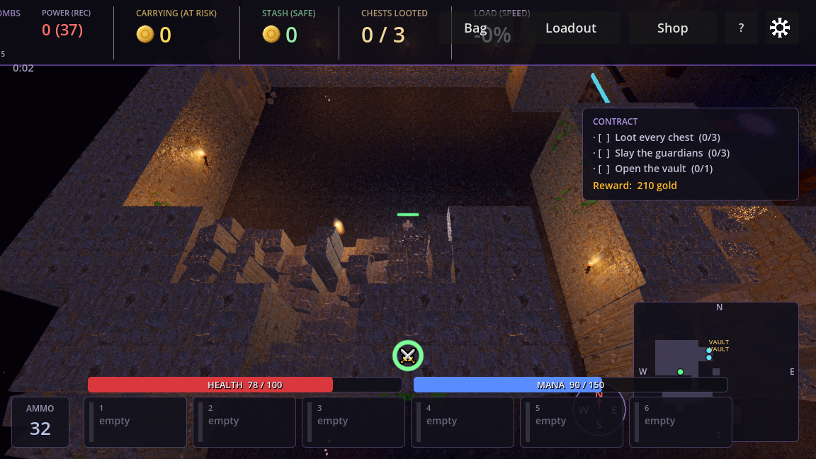 Screenshot 2 for Extraction Dungeon Crawler