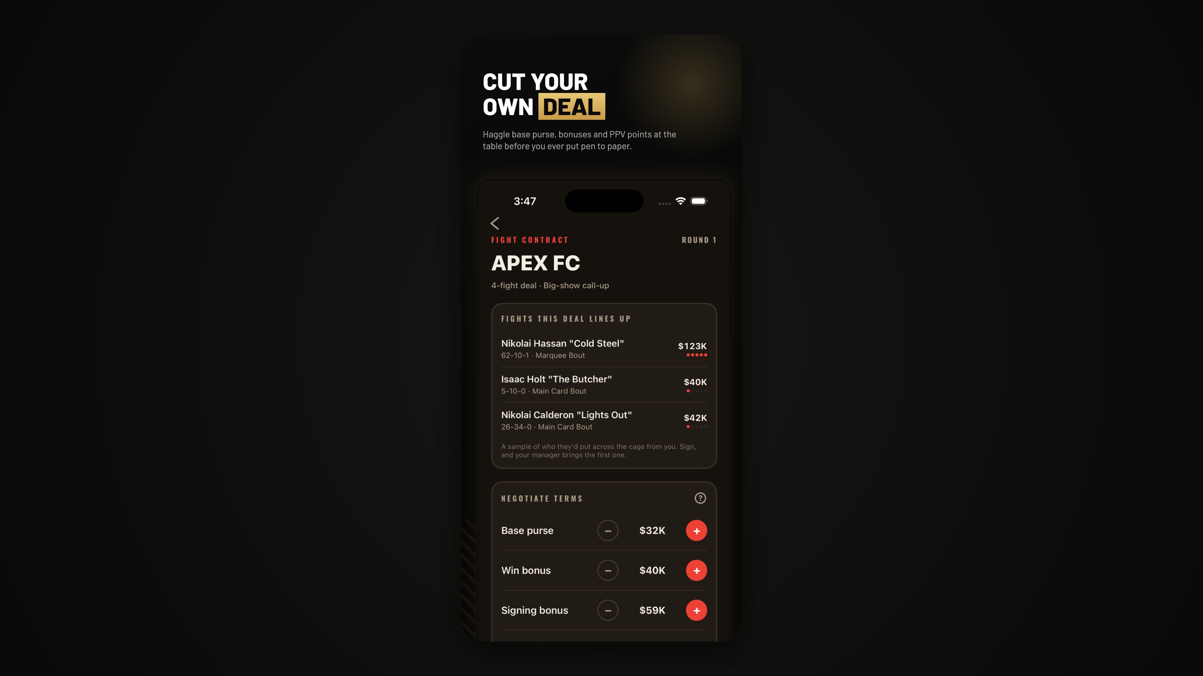 Screenshot 6 for MMA Simulator - Ultimate Fighter Life Sim