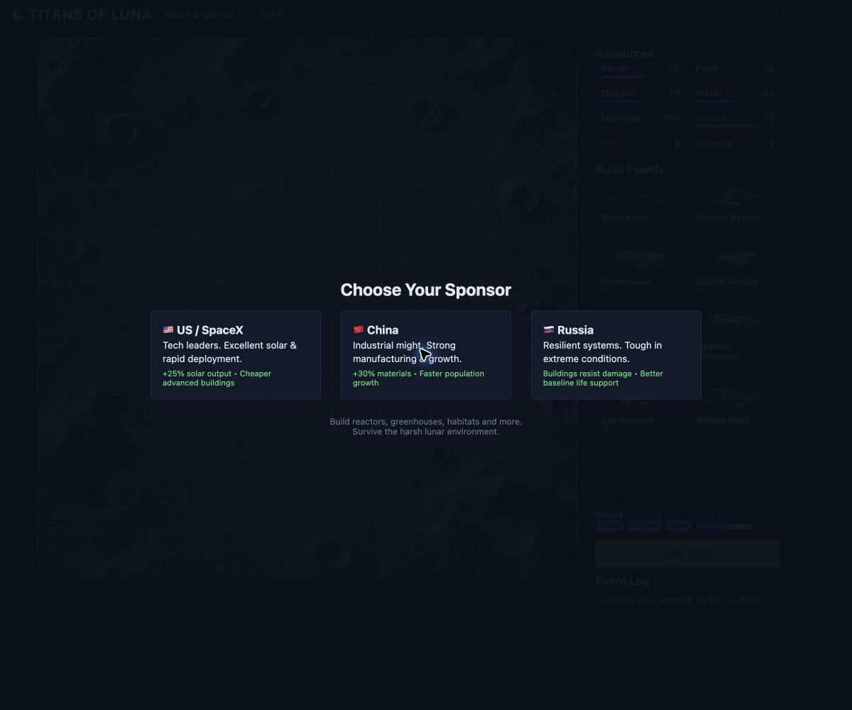 Screenshot 2 for Titans of Luna