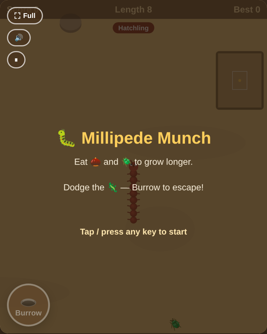 Screenshot 3 for Millipede Munch