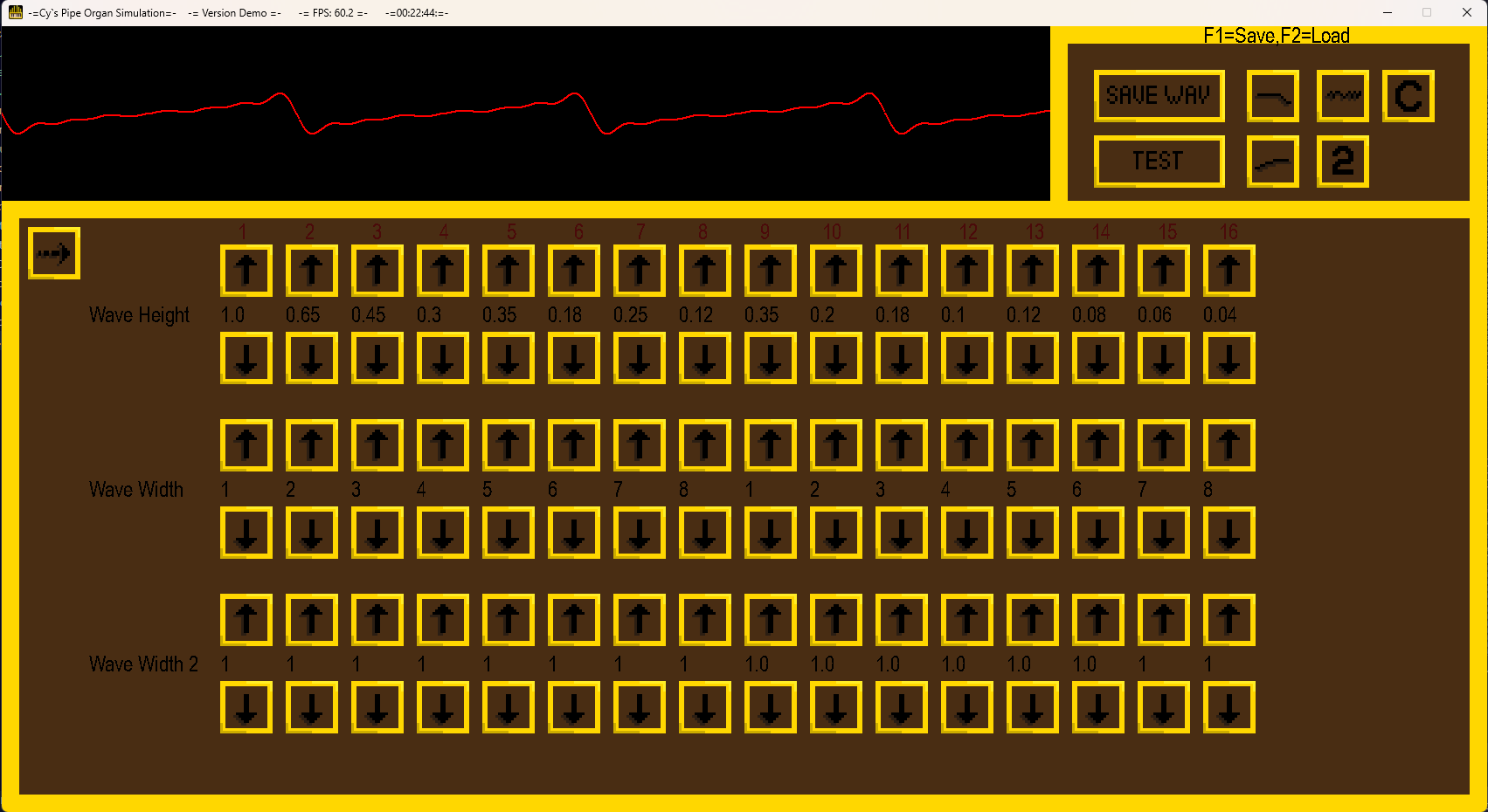 Screenshot 2 for Cy`s Pipe Organ Simulation