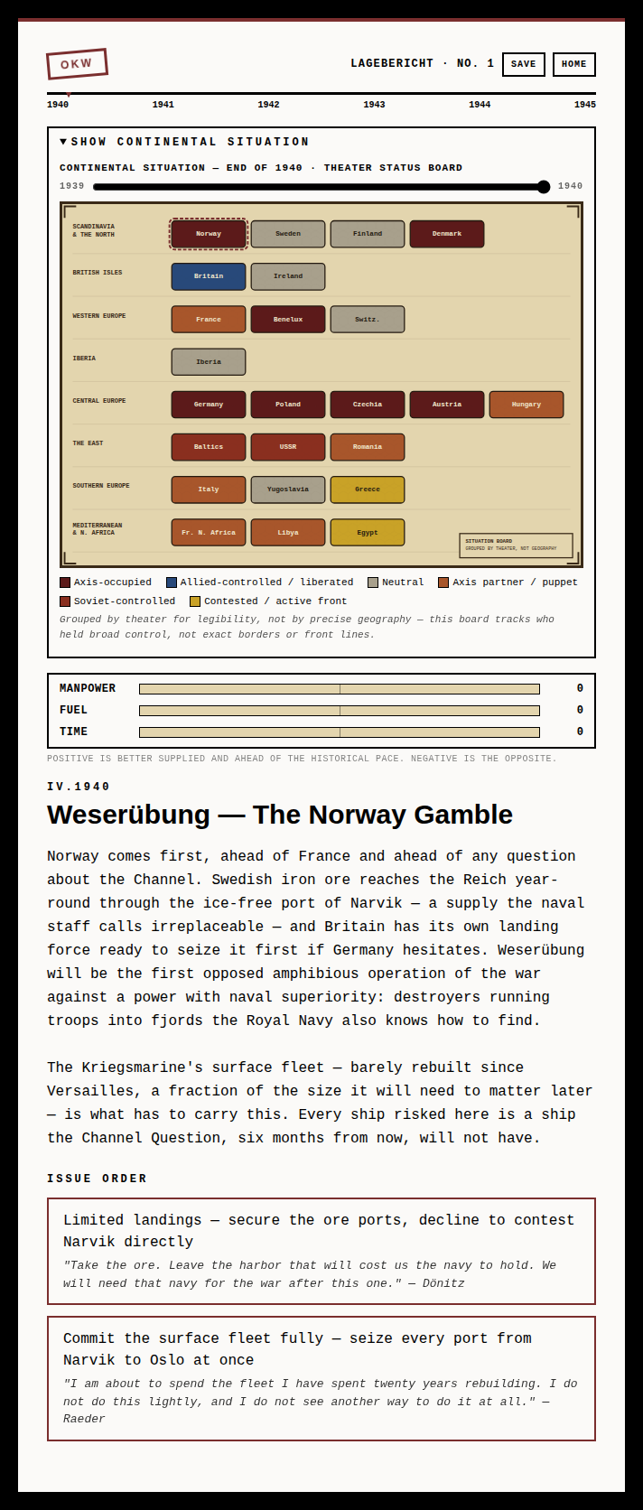 Screenshot 2 for Dispatches 1940