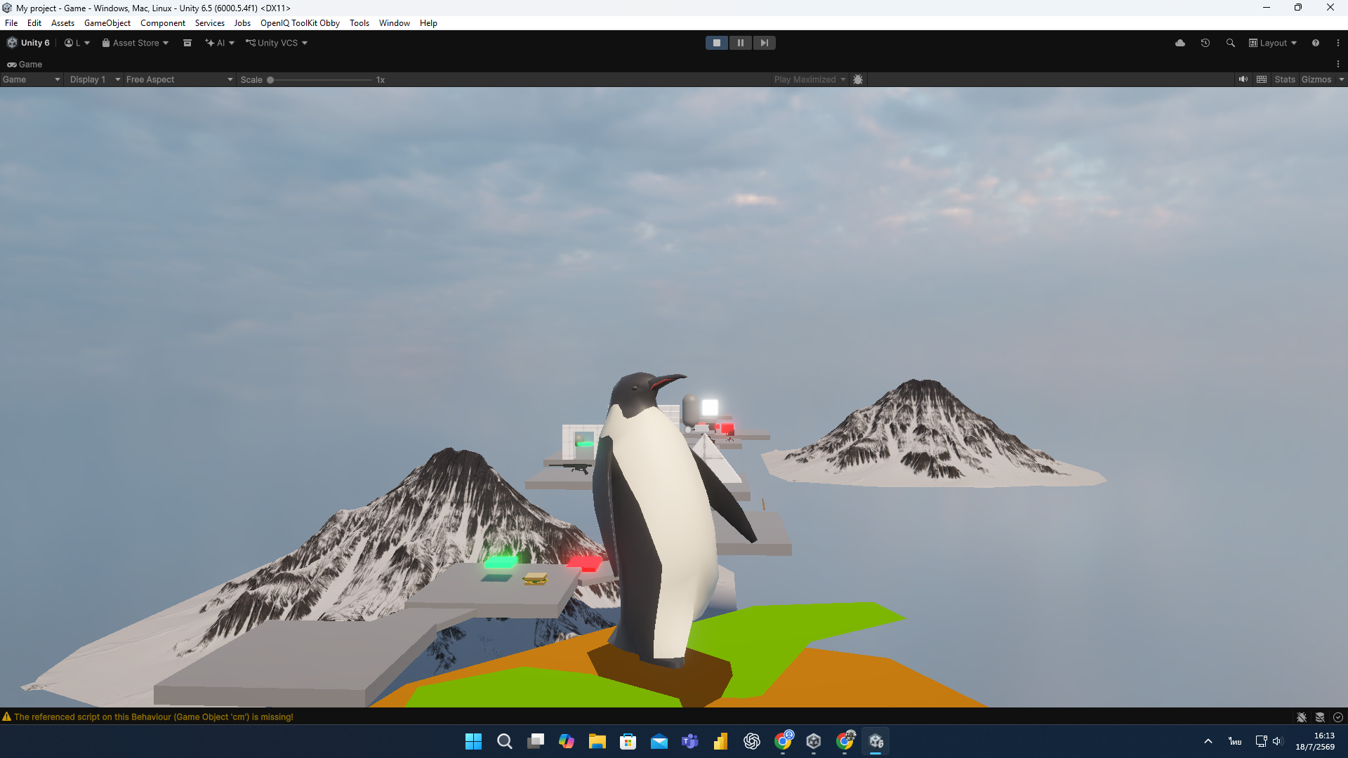 Screenshot 2 for penguin with a knife obby
