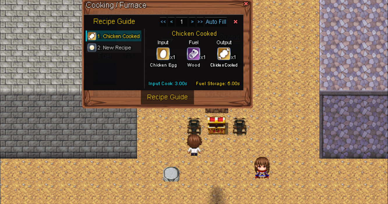 Screenshot 6 for RPG Maker MV/MZ - Grid Cooking Crafting Furnace