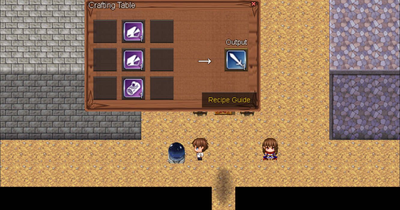 Screenshot 3 for RPG Maker MV/MZ - Grid Cooking Crafting Furnace