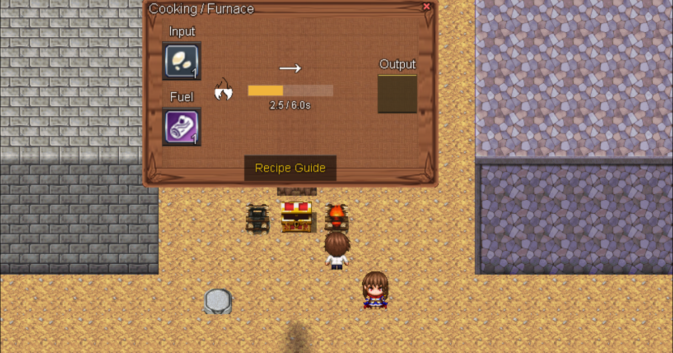 Screenshot 5 for RPG Maker MV/MZ - Grid Cooking Crafting Furnace