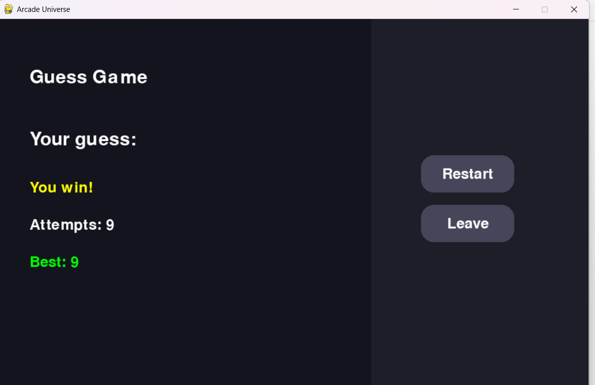 Screenshot 4 for arcade universe 0.2