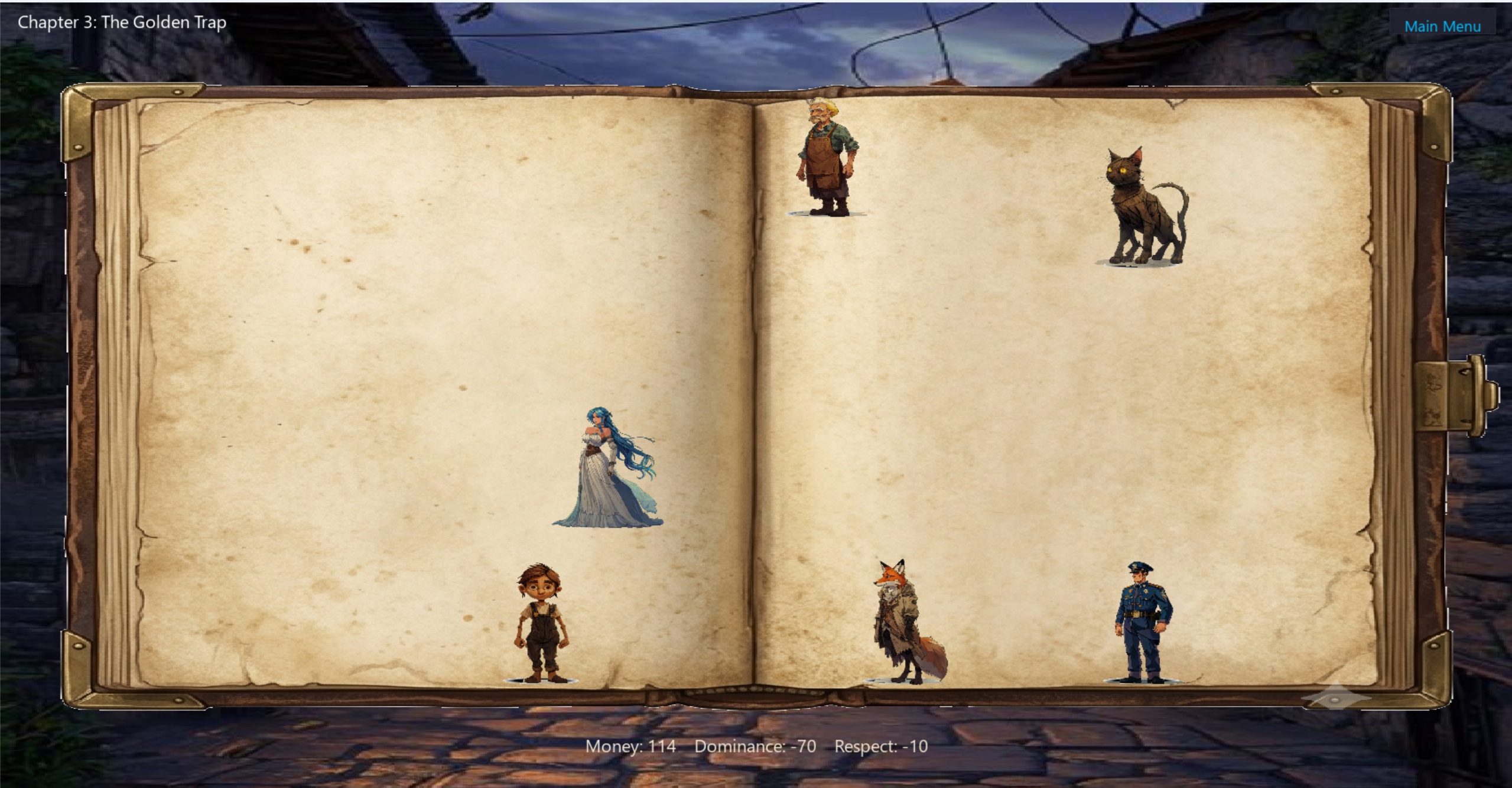 Screenshot 2 for BOOK TO VISUAL NOVEL