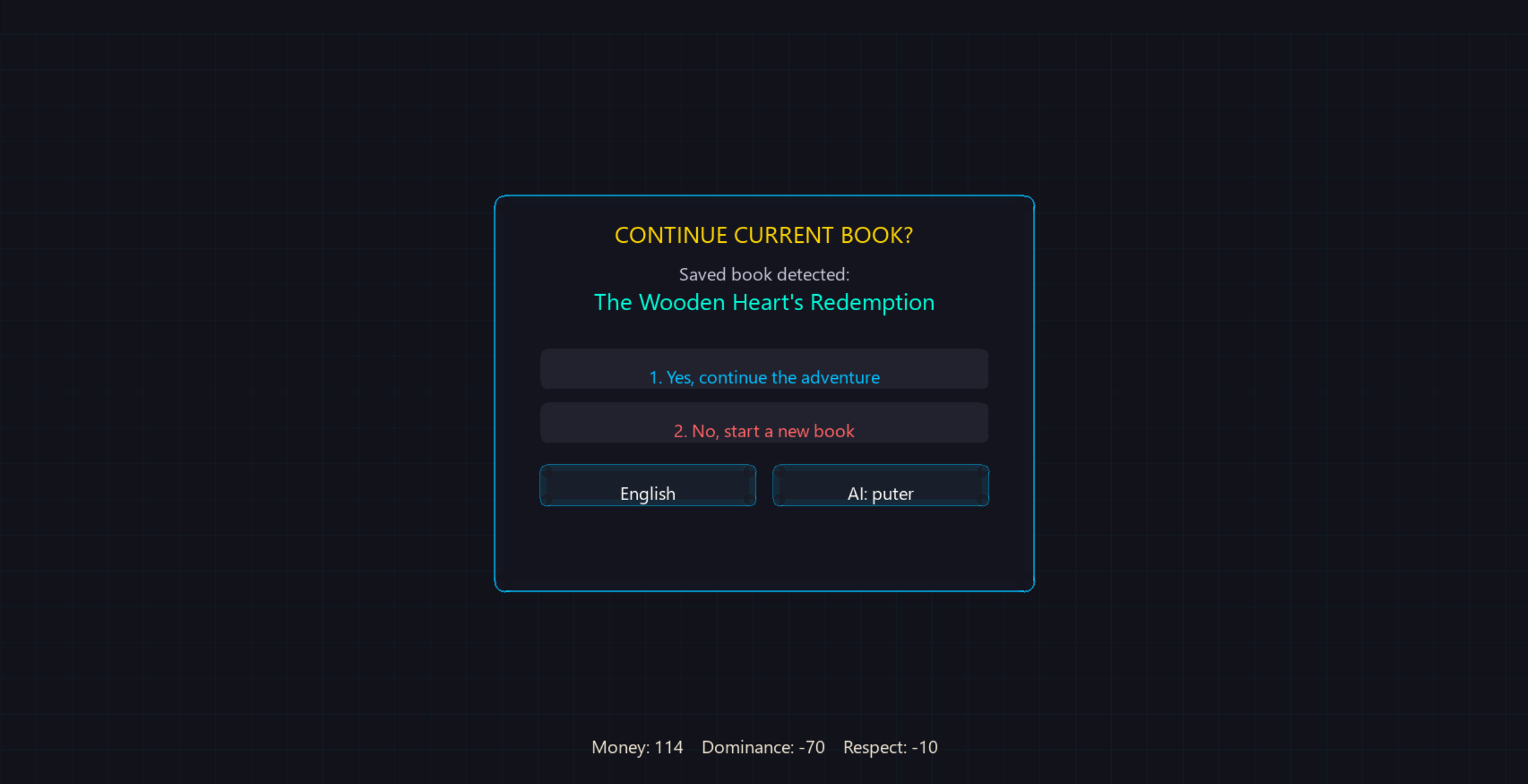 Screenshot 3 for BOOK TO VISUAL NOVEL