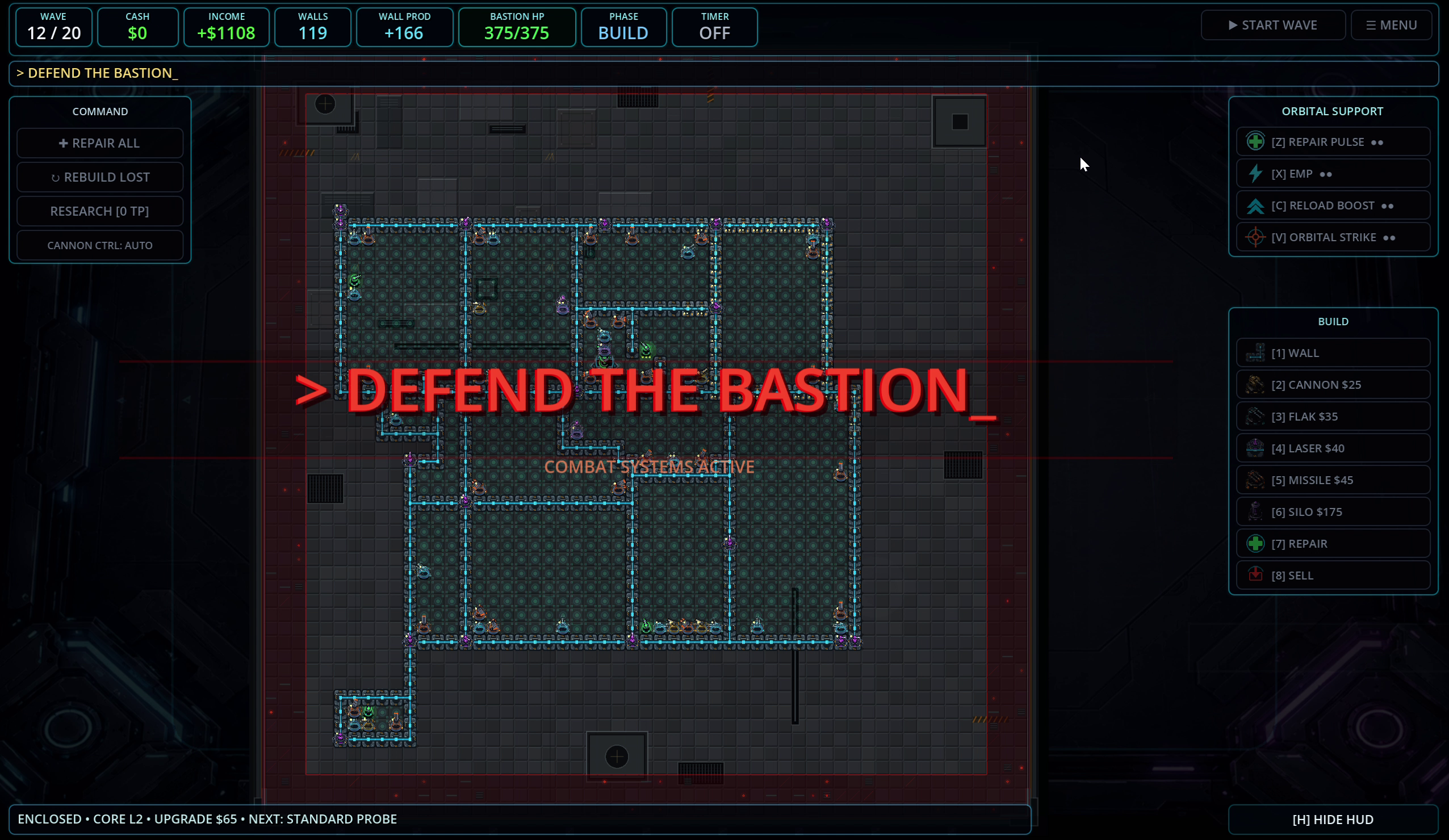 Screenshot 3 for Bastion Grid: Tactical Defense Command