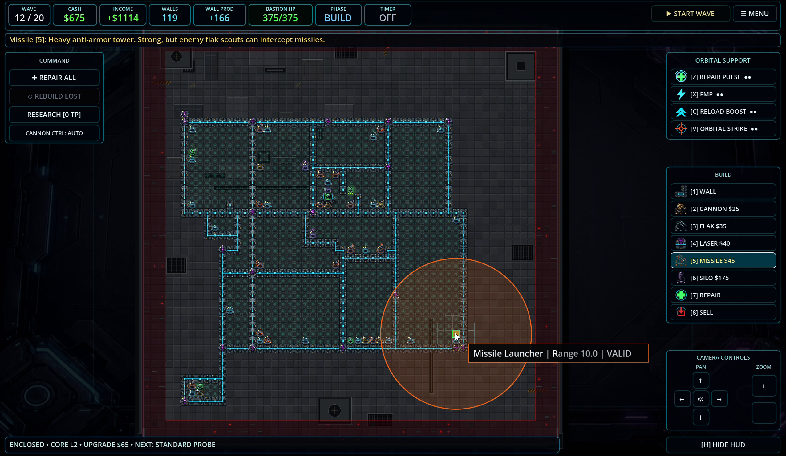 Screenshot 4 for Bastion Grid: Tactical Defense Command