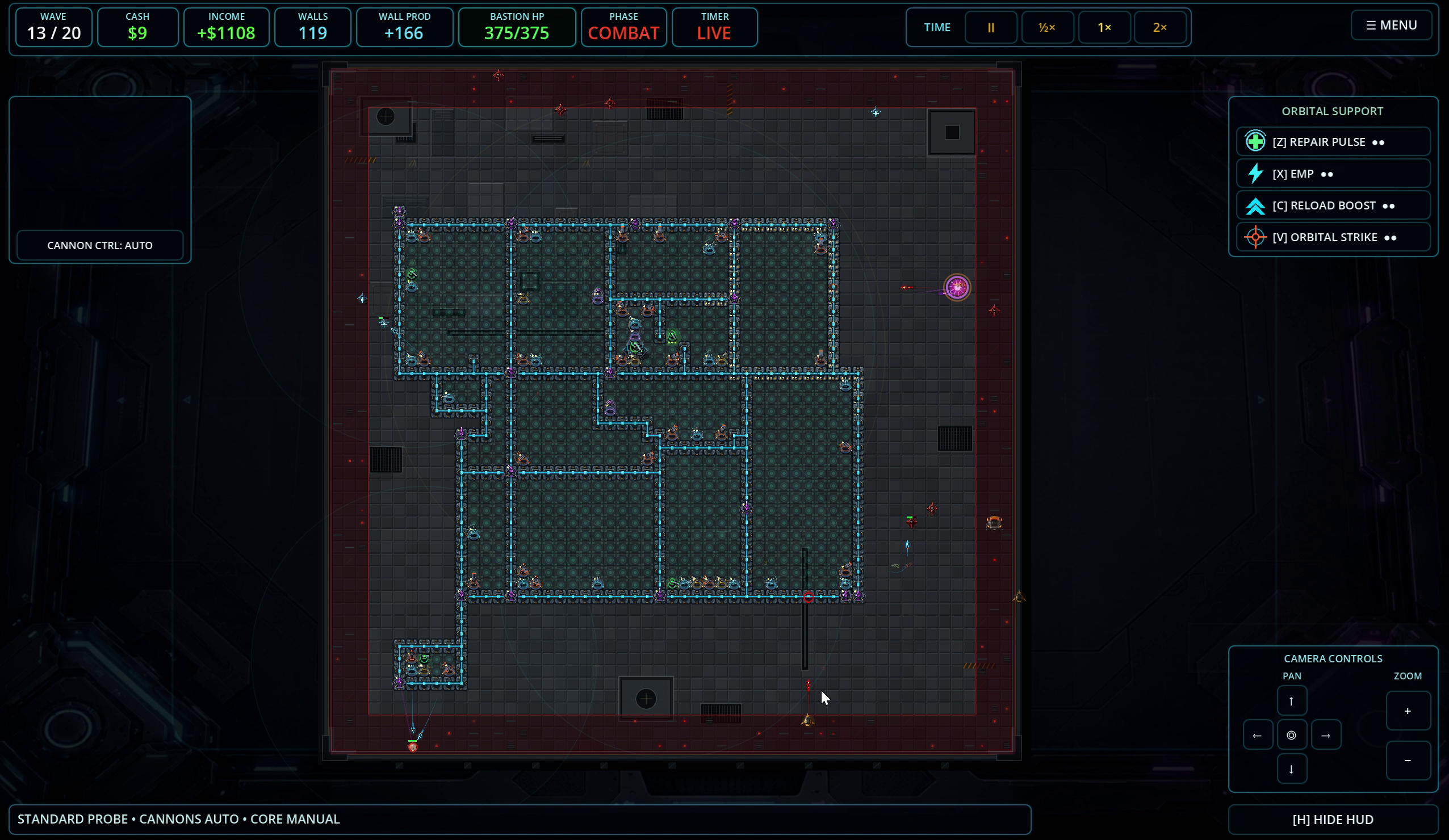 Screenshot 2 for Bastion Grid: Tactical Defense Command