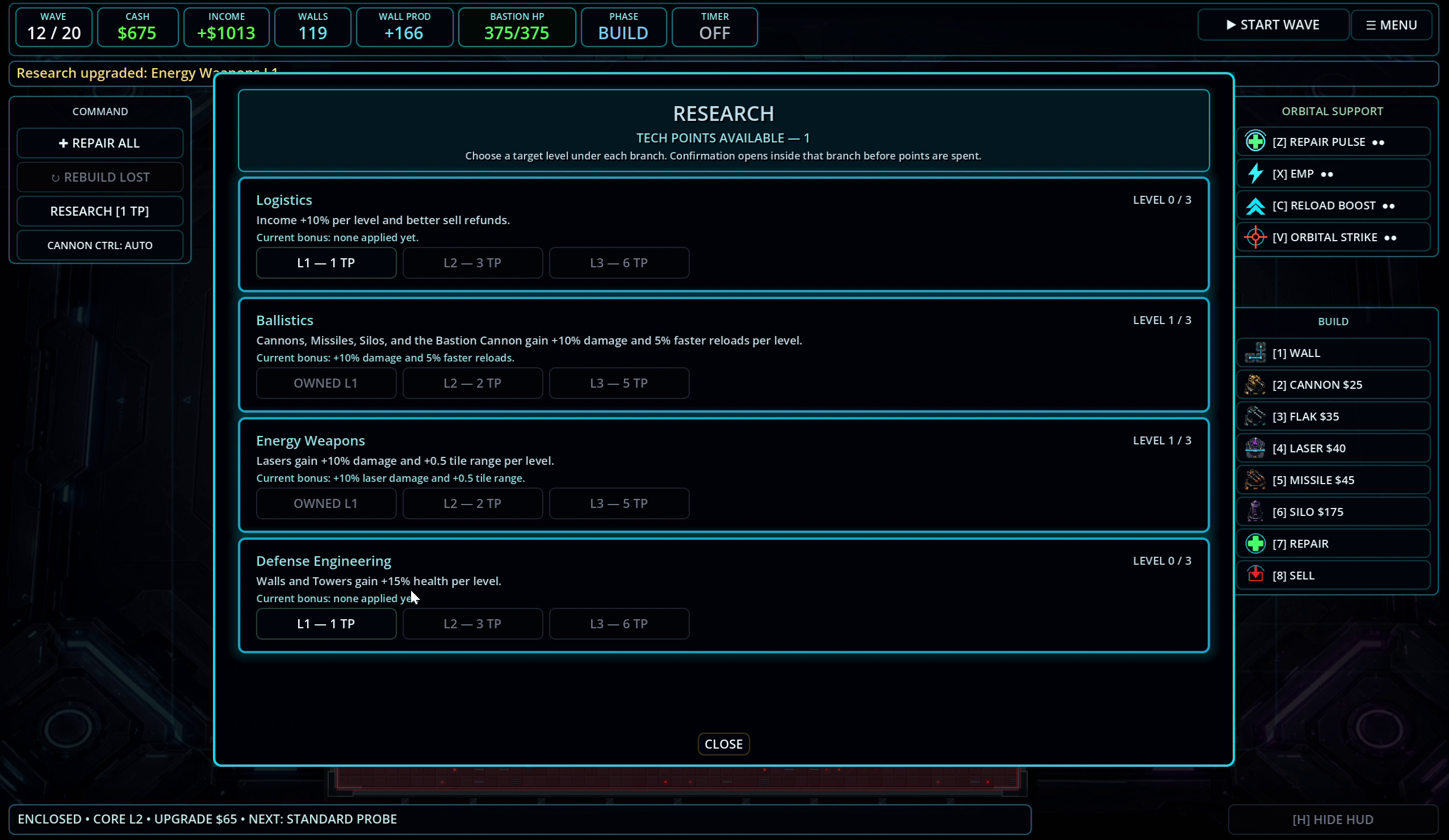 Screenshot 5 for Bastion Grid: Tactical Defense Command