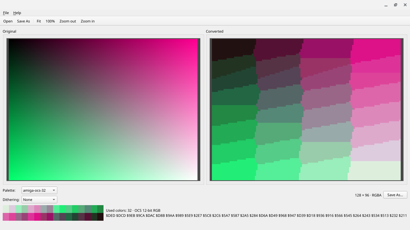 Screenshot 2 for Retro Palette Converter
