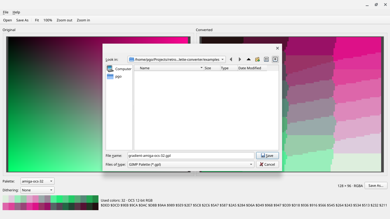 Screenshot 4 for Retro Palette Converter