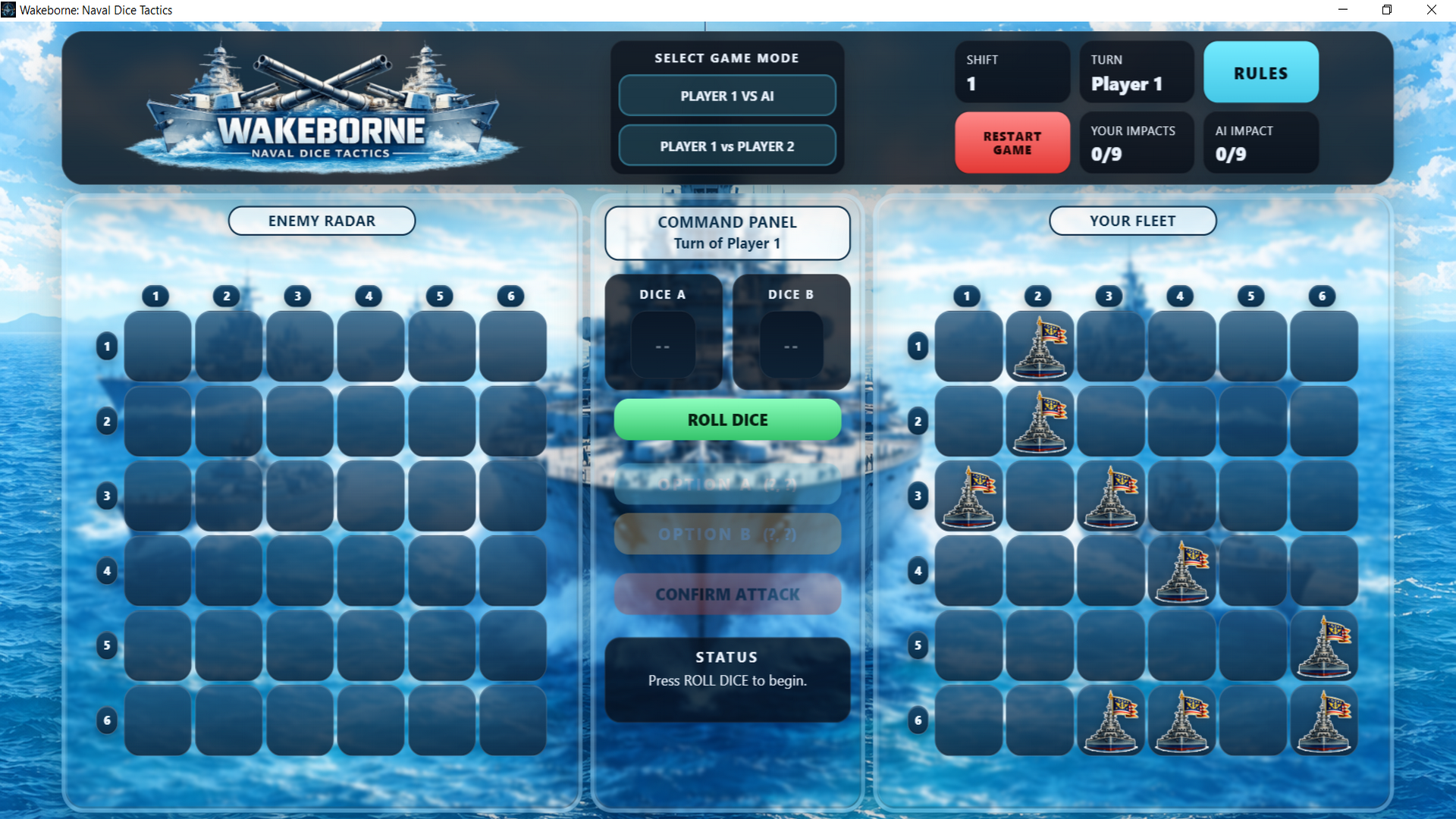 Screenshot 3 for Wakeborne: Naval Dice Tactics