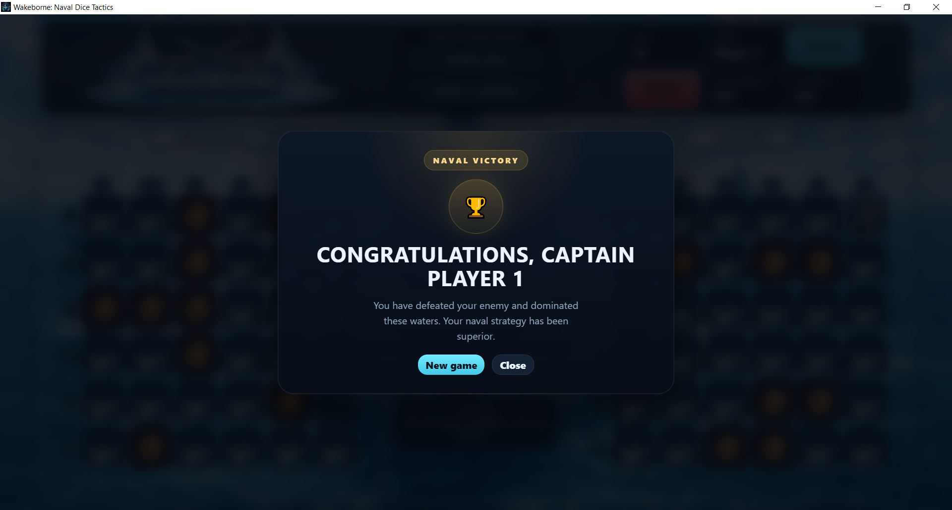 Screenshot 7 for Wakeborne: Naval Dice Tactics