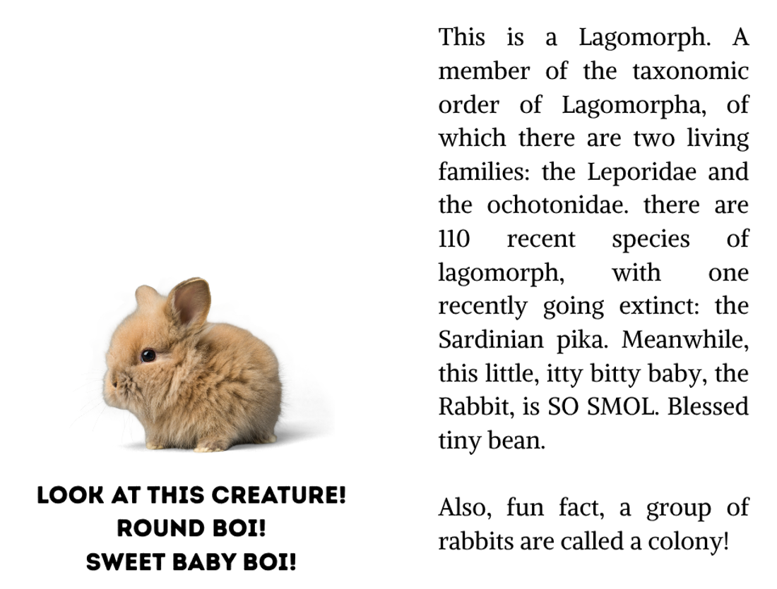 Screenshot 2 for Lagomorph Zine