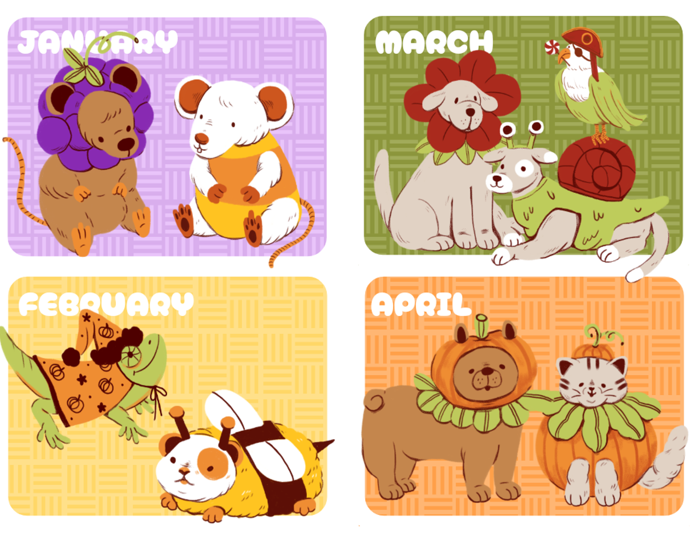 Screenshot 2 for Birthday Costumed Creatures Zine