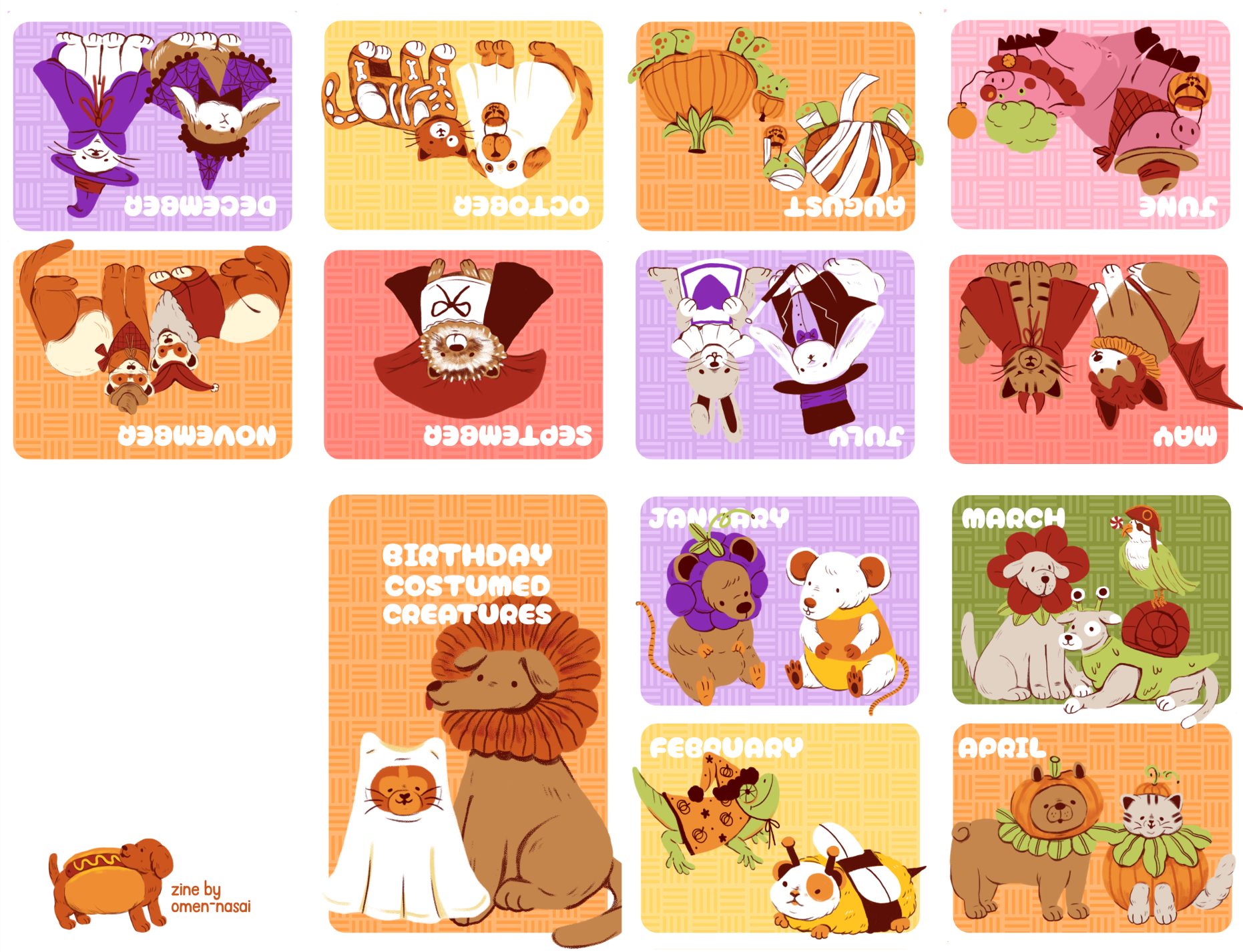 Screenshot 4 for Birthday Costumed Creatures Zine