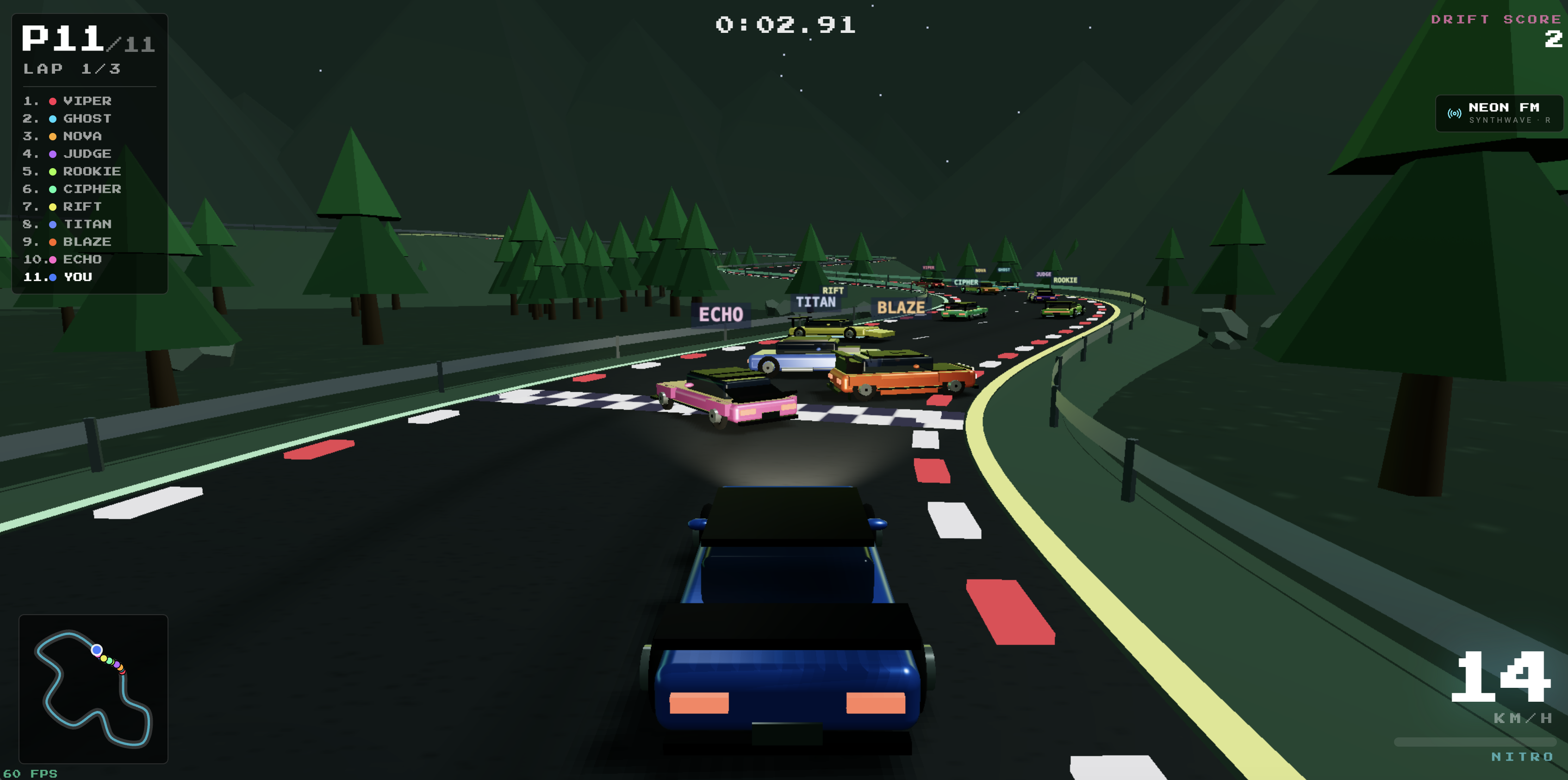 Screenshot 2 for NeonDrift
